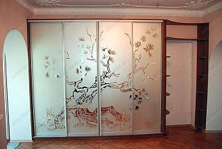 Витражные двери купе