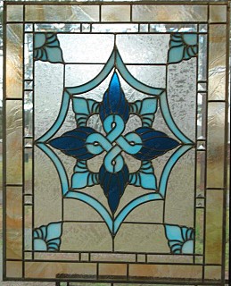 Витраж снежинка