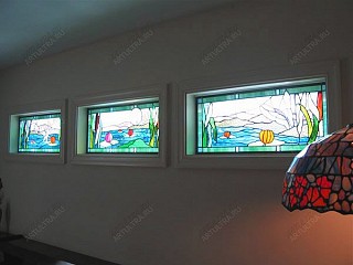 Витражи окон для спальни