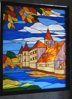 Замок из витража