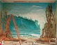 Рисунки на стене в интерьере дома