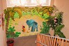фото роспись стены в детском саду