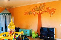 фото графика на стенах