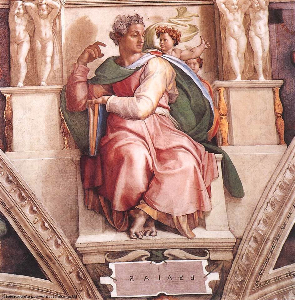 фото Настенная роспись Микеланджело Буаноротти