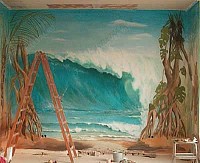 фото роспись стены в квартире