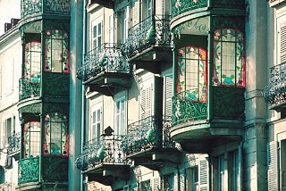 Витражные балконы фото