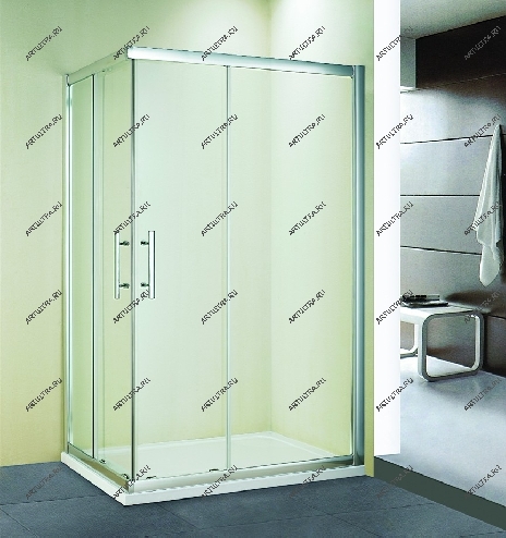  Стеклянные сантехнические двери могут быть использованы при создании душевой кабины