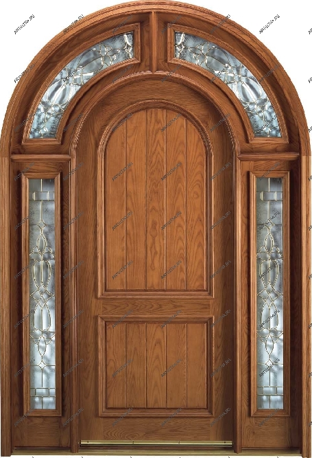 Парадная деревянная дверь формирует первое впечатление о достатке хозяев дома или заведения