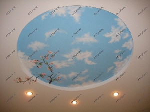 Фотовитраж на потолке