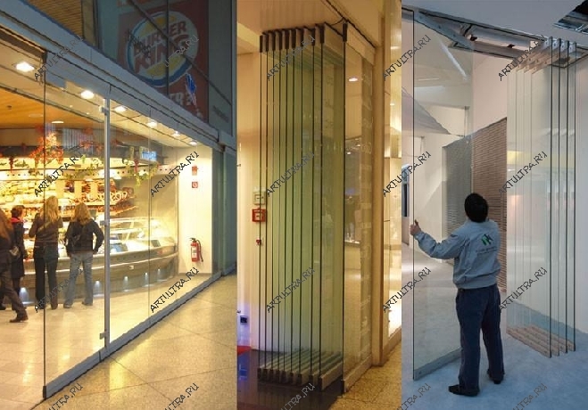 Трансформируемая витрина удобна для магазинов внутри торговых центров