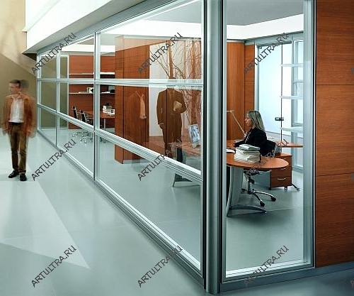 Прозрачные офисные перегородки – рациональный способ организации рабочего пространства
