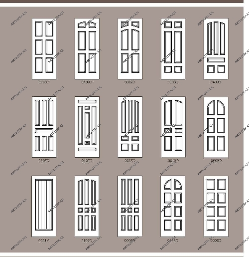 Распашные стеклянные межкомнатные двери могут иметь многообразное воплощение