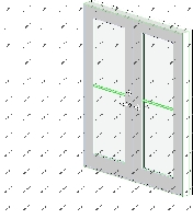 Качающиеся алюминиевые межкомнатные двери с двумя створками могут иметь множество вариантов дизайна