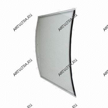 При изготовлении радиусных дверей стекло моллируют (изгибают); моллировать можно практически любой вид стекла