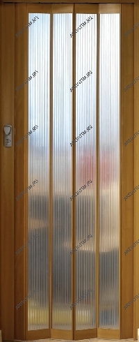 Складные двери гармошка в стандартных дверных проемах