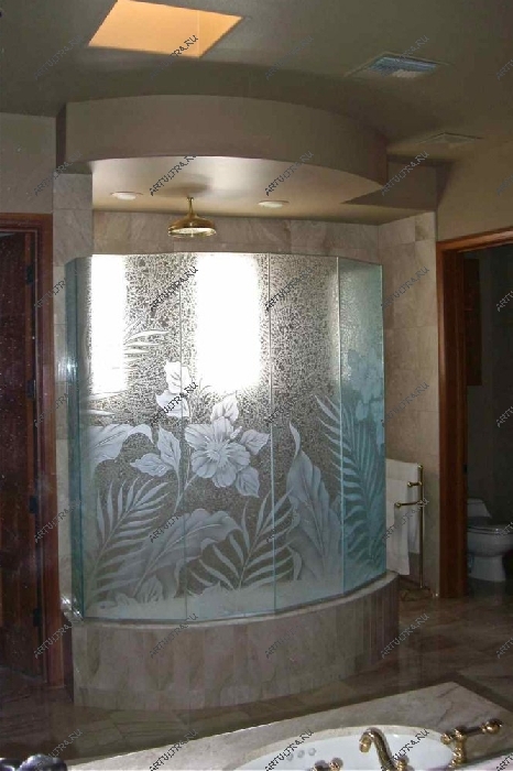 Душевая кабинка с матированным стеклом - безупречное и относительно бюджетное украшение ванной комнаты
