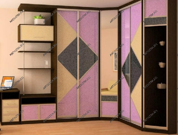 Шкафы-купе с печатью можно интегрировать в интерьер любого стиля