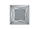Фацеты RB 1314 S Multi Faceted Grey Square
