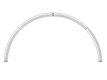 Фацеты RB 1290.1516 Bevel Semi-Circle