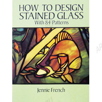 Книга "HOW TO DESIGN STAINED GLASS"