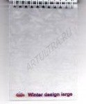 S13 : Витражная пленка Winter design large (зимние узоры большие)