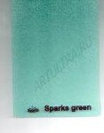 S4 : Витражная пленка Sparks green (эффект морозных искр)